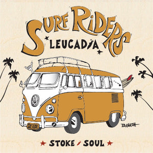 LEUCADIA ~ SURF RIDERS ~ SURF CALIF. STYLE BUS ~ 6x6