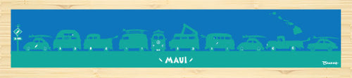 MAUI ~ SURF RIDES ~ SEAFOAM ~ 8x36