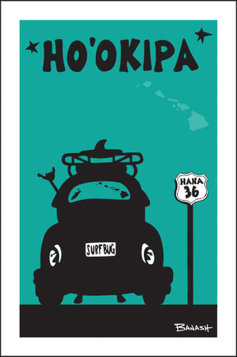 HOOKIPA ~ SURF BUG TAIL ~ 12x18