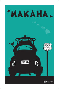 MAKAHA ~ SURF BUG TAIL ~ 12x18