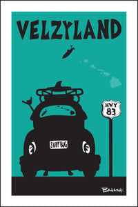 VELZYLAND ~ SURF BUG TAIL ~ 12x18