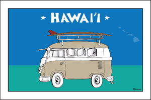 HAWAII ~ SURF BUS ~ 12x18