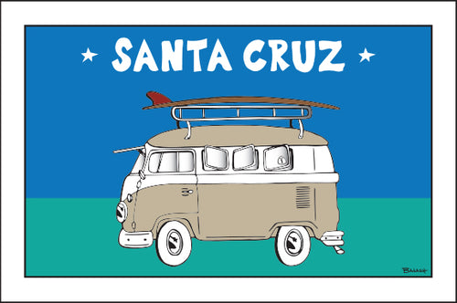 SANTA CRUZ ~ SURF BUS ~ 12x18