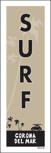 CORONA DEL MAR ~ SURF ~ 8x24