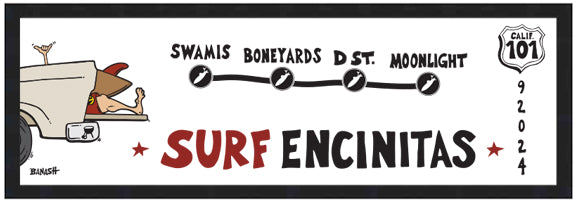 SURF ENCINITAS ~ SURF BREAKS ~ 8x24