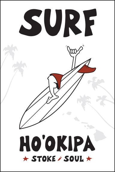 HOOKIPA ~ SURF ~ 12x18