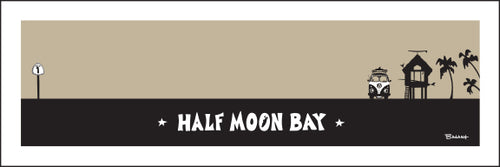 HALF MOON BAY ~ SURF HUT ~ 8x24