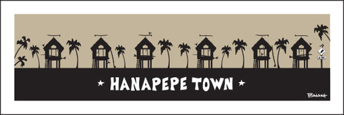 HANAPEPE TOWN ~ SURF HUTS ~ 8x24