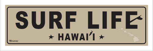 SURF LIFE ~ SURFBOARD ~ HAWAII ~ 8x24