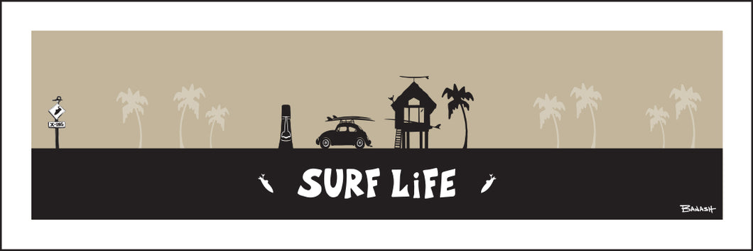SURF LIFE ~ SURF BUG ~ TIKI ~ 8x24