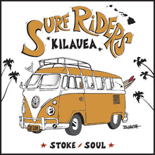 Load image into Gallery viewer, KILAUEA ~ SURF RIDERS ~ 6x6