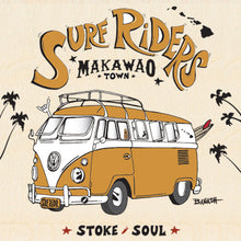 Load image into Gallery viewer, MAKAWAO TOWN ~ SURF RIDERS ~ 6x6