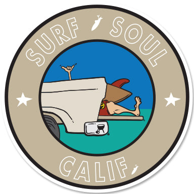 SURF SOUL ~ CALIF ~ TAILGATE SURF GREM ~ COASTERS ~ 3.5