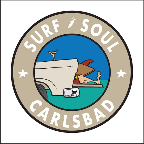 SURF SOUL ~ CARLSBAD ~ TAILGATE SURF GREM ~ 12x12