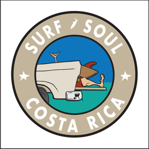 SURF SOUL ~ COSTA RICA ~ TAILGATE SURF GREM ~ 12x12