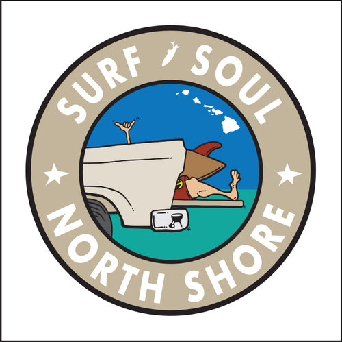 SURF SOUL ~ NORTH SHORE ~ TAILGATE SURF GREM ~ 12x12