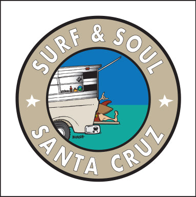 SURF & SOUL ~ SANTA CRUZ ~ TAILGATE SURF SHACK GREM ~ 12x12