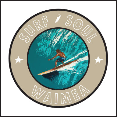 SURF SOUL ~ WAIMEA ~ RIGHT FACE ~ 6x6