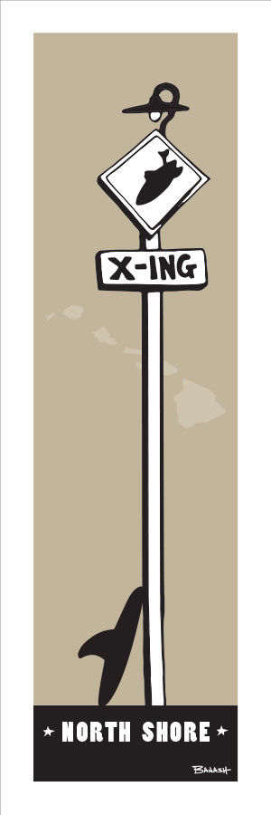 NORTH SHORE ~ SURF XING ~ 8x24