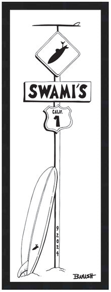 SWAMIS ~ LONGBOARD ~ SURF XING ~  8x24