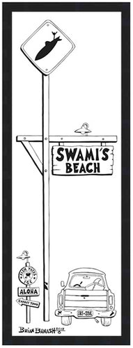 SWAMIS BEACH ~ ENCINITAS ~ 8x24