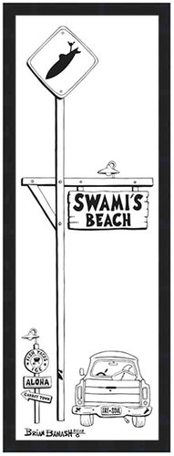 ENCINITAS ~ SWAMIS BEACH ~ 8x24