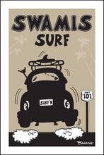 Load image into Gallery viewer, SWAMIS ~ SURF BUG TAIL AIR ~ ENCINITAS ~ 12x18