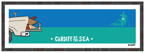 CARDIFF BY THE SEA ~ TAILGATE SURF GREM ~ TOWER ~ 8x24