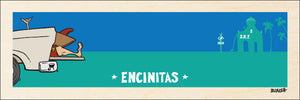 ENCINITAS ~ TAILGATE GREM ~ 8x24