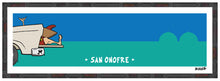 Load image into Gallery viewer, SAN ONOFRE ~ TAILGATE SURF GREM ~ 8x24