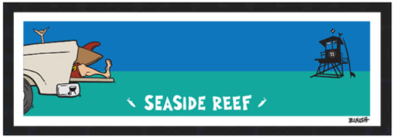 SEASIDE REEF ~ TAILGATE SURF GREM ~ TOWER ~ 8x24