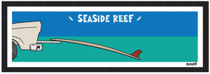 SEASIDE REEF ~ TAILGATE SURFBOARD ~ 8x24