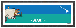 MAUI ~ TAILGATE SURF GREM ~ 8x24