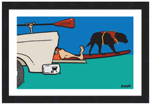 Load image into Gallery viewer, TAILGATE PADDLE BOARD GREM ~ WATER DOG ~ 12x18