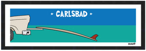 CARLSBAD ~ TAILGATE SURFBOARD ~ 8x24