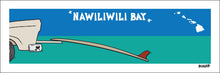 Load image into Gallery viewer, NAWILIWILI BAY ~ TAILGATE SURFBOARD ~ 8x24