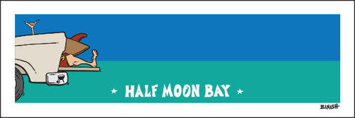 HALF MOON BAY ~ TAILGATE SURF GREM ~ 8x24