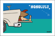 Load image into Gallery viewer, HONOLULU ~ TAILGATE SURF GREM ~ 12x18