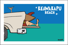 Load image into Gallery viewer, KEAWAKAPU BEACH ~ TAILGATE SURF GREM ~ 12x18