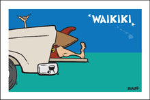 Load image into Gallery viewer, WAIKIKI ~ TAILGATE SURF GREM ~ 12x18
