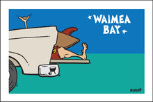 Load image into Gallery viewer, WAIMEA BAY ~ TAILGATE SURF GREM ~ 12x18