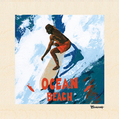 OCEAN BEACH ~ TAKE OFF ~ 6x6