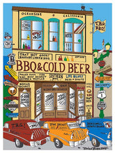Load image into Gallery viewer, THAT BOY GOOD ~ BBQ &amp; COLD BEER ~ OCEANSIDE ~ 16x20
