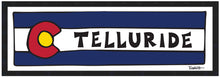 Load image into Gallery viewer, TELLURIDE ~ COLORADO HORIZONTAL FLAG ~ 8x24