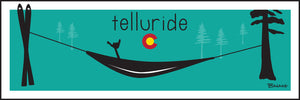 TELLURIDE ~ HAMMOCK ~ SKIIS ~ 8x24