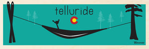 TELLURIDE ~ HAMMOCK ~ SKIIS ~ 8x24