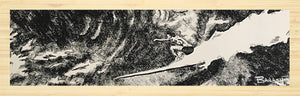 1950s FREE RIDER ~ THE LAUNCH ~ 8x24