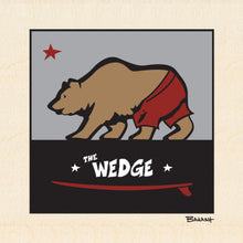 Load image into Gallery viewer, NEWPORT BEACH ~ THE WEDGE ~ SURF BEAR ~ 6x6