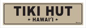 TIKI HUT ~ HAWAII ~ 8x24