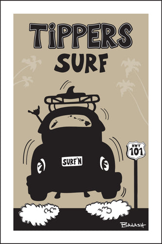 TIPPERS SURF ~ SURF BUG TAIL AIR ~ 12x18
